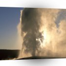 Nature Forces Old Faithful Geyser Sunset Wyoming A1 XLarge Canvas