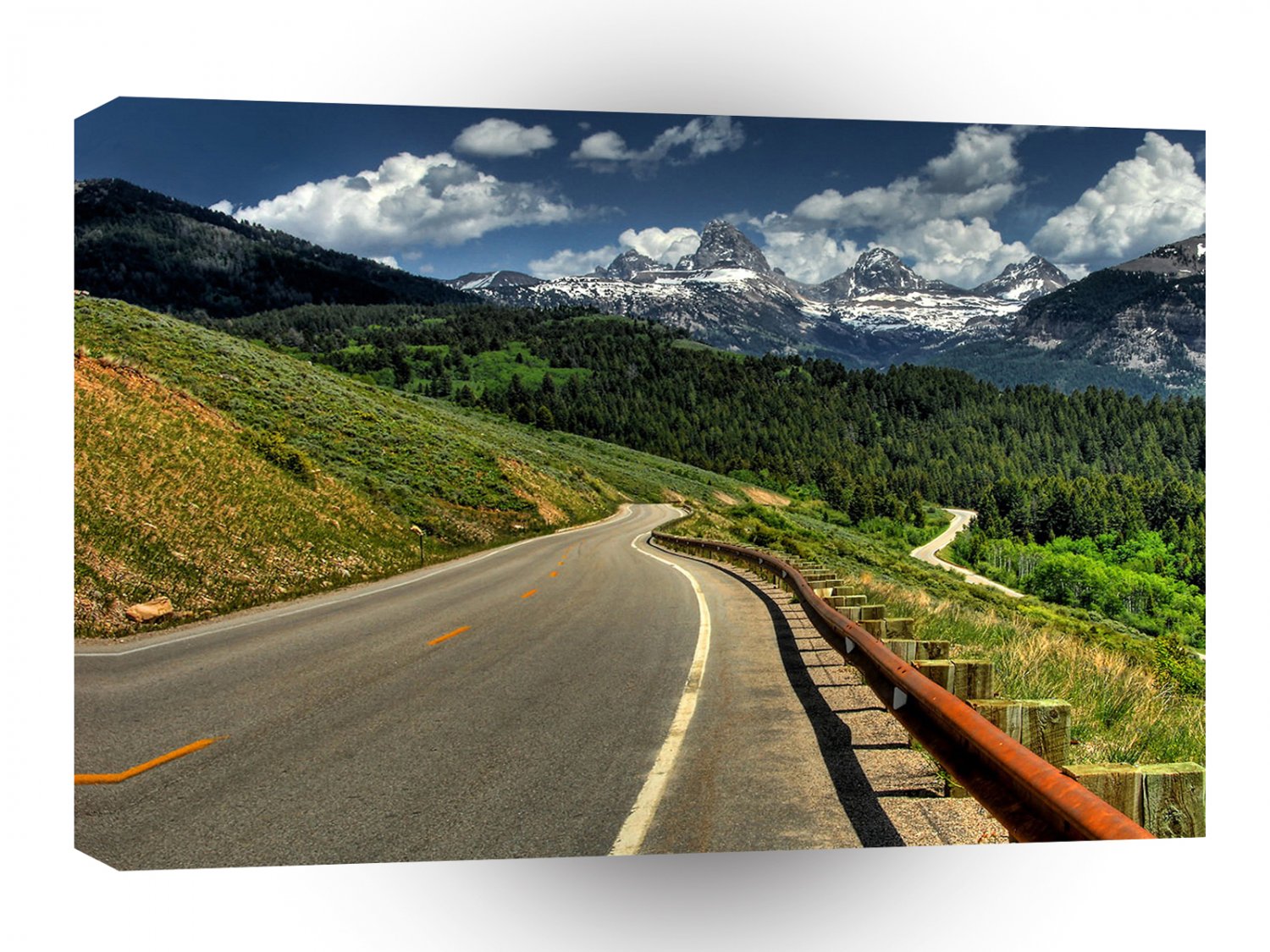 Nature Road Mountian Valley A1 XLarge Canvas