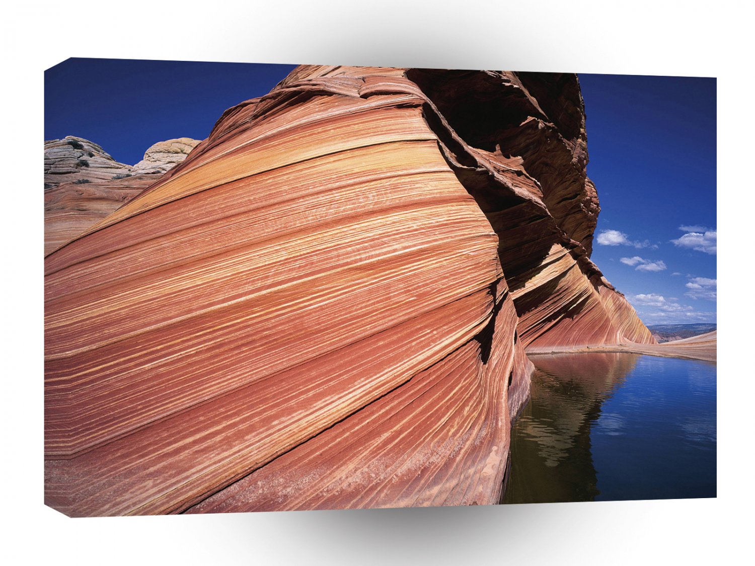 Nature Rocks Red Mass Loch A1 XLarge Canvas