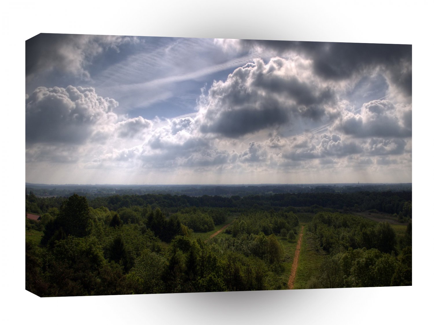 Nature Sky Clouds Global Horizon A1 XLarge Canvas