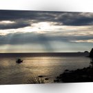 Nature Sky Sunlit Ray Over Bay A1 XLarge Canvas