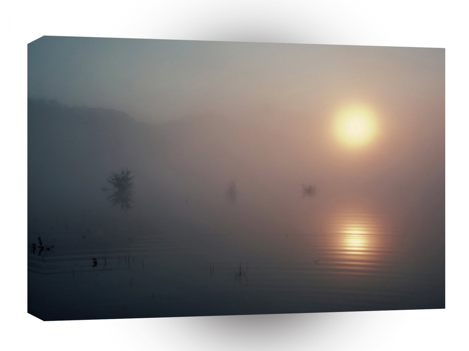 Nature Sunset Mistic Lake A1 XLarge Canvas
