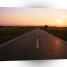 Nature Sunset On The Road A1 XLarge Canvas