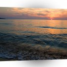 Nature Sunset Peachy Coast A1 XLarge Canvas