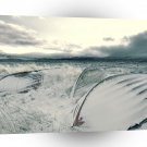Nature Winter Whiteout Boats A1 XLarge Canvas