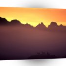 Park Mule Deer At Sunrise Badlands Dakota A1 XLarge Canvas