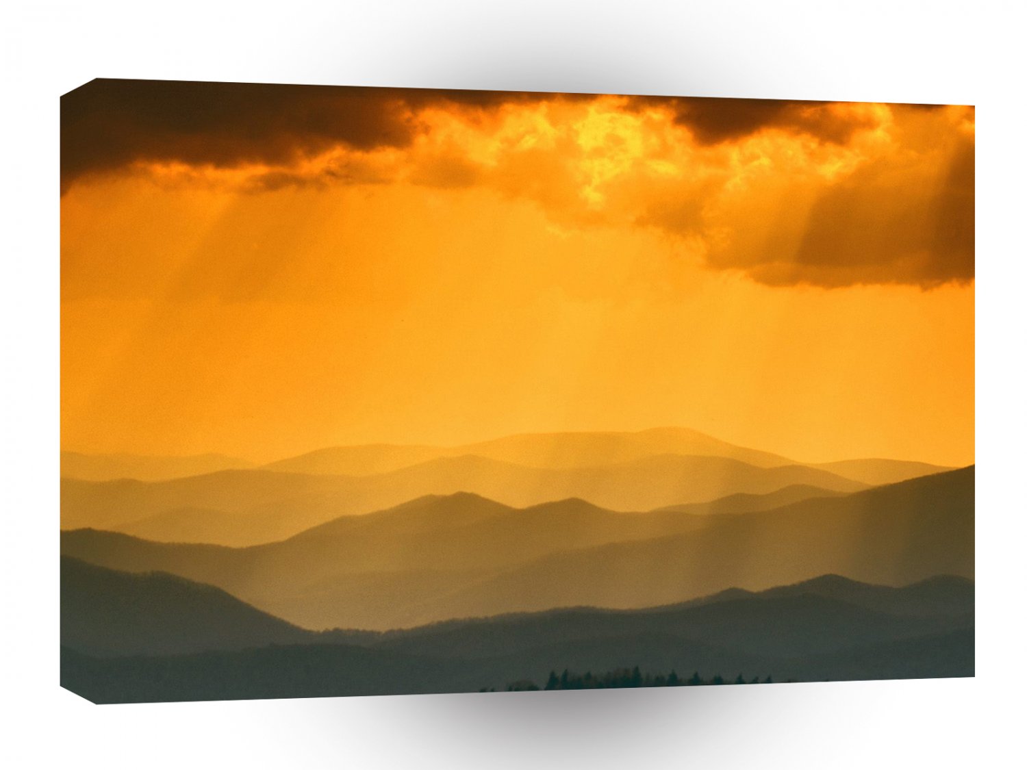 Park Sunset Clingmans Dome Great Ains Tennessee A1 XLarge Canvas