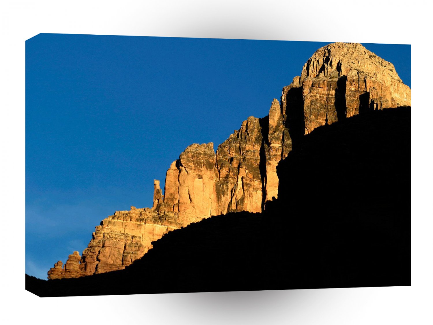 Park Sunset Light On Canyon Wall Grand Canyon A1 XLarge Canvas