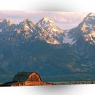 Park Teton Barn Antelope Flats Jackson Hole Wyoming A1 XLarge Canvas