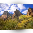 Park Three Patriarchs Zion Utah A1 XLarge Canvas