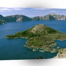 Park Wizard Island Crater Lake Oregon A1 XLarge Canvas