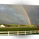 Rainbow Field Farm Stretch A1 XLarge Canvas