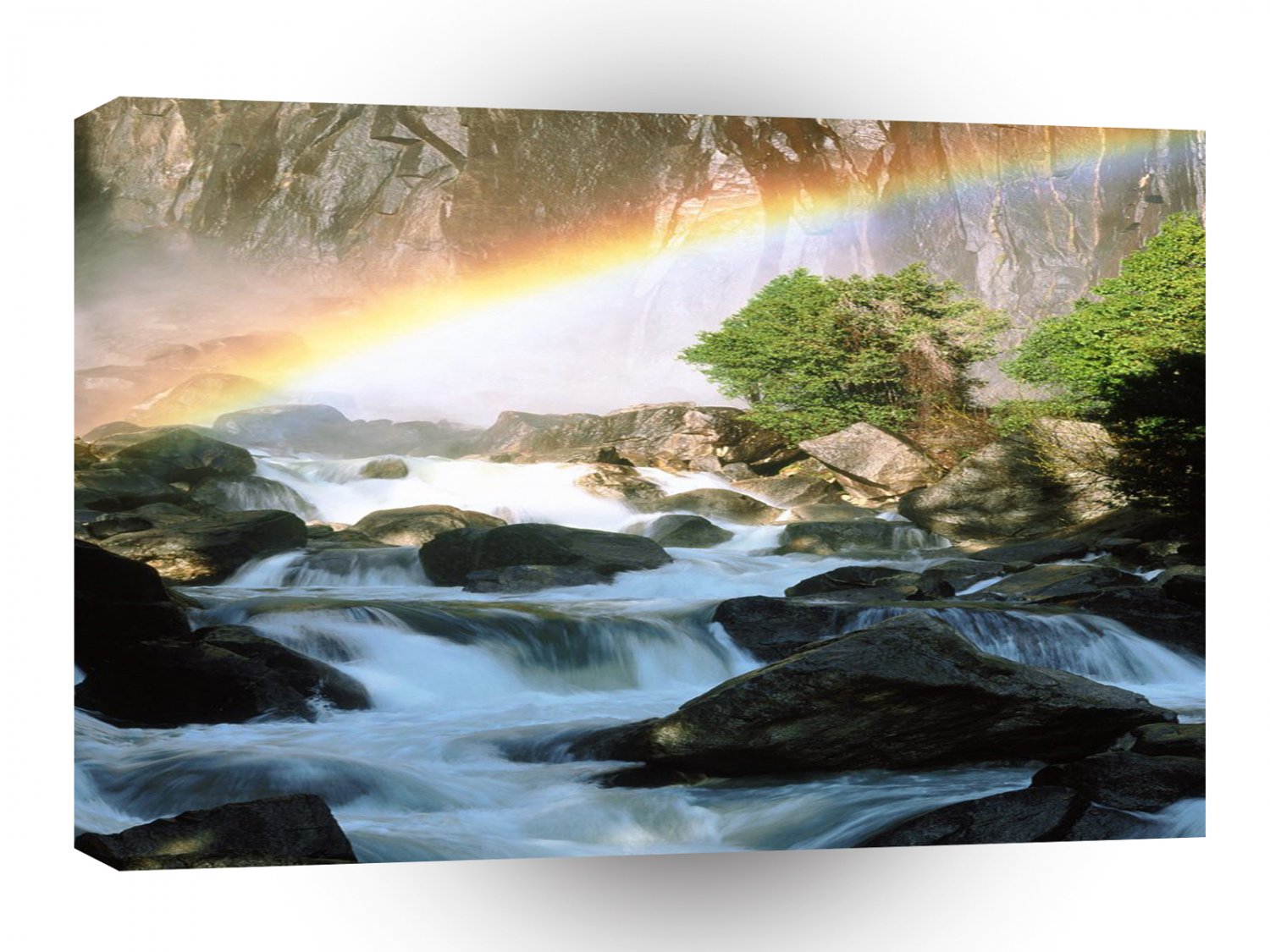 Rainbow Lower Yosemite Falls A1 XLarge Canvas