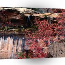 River Calico Emerald Pools A1 XLarge Canvas