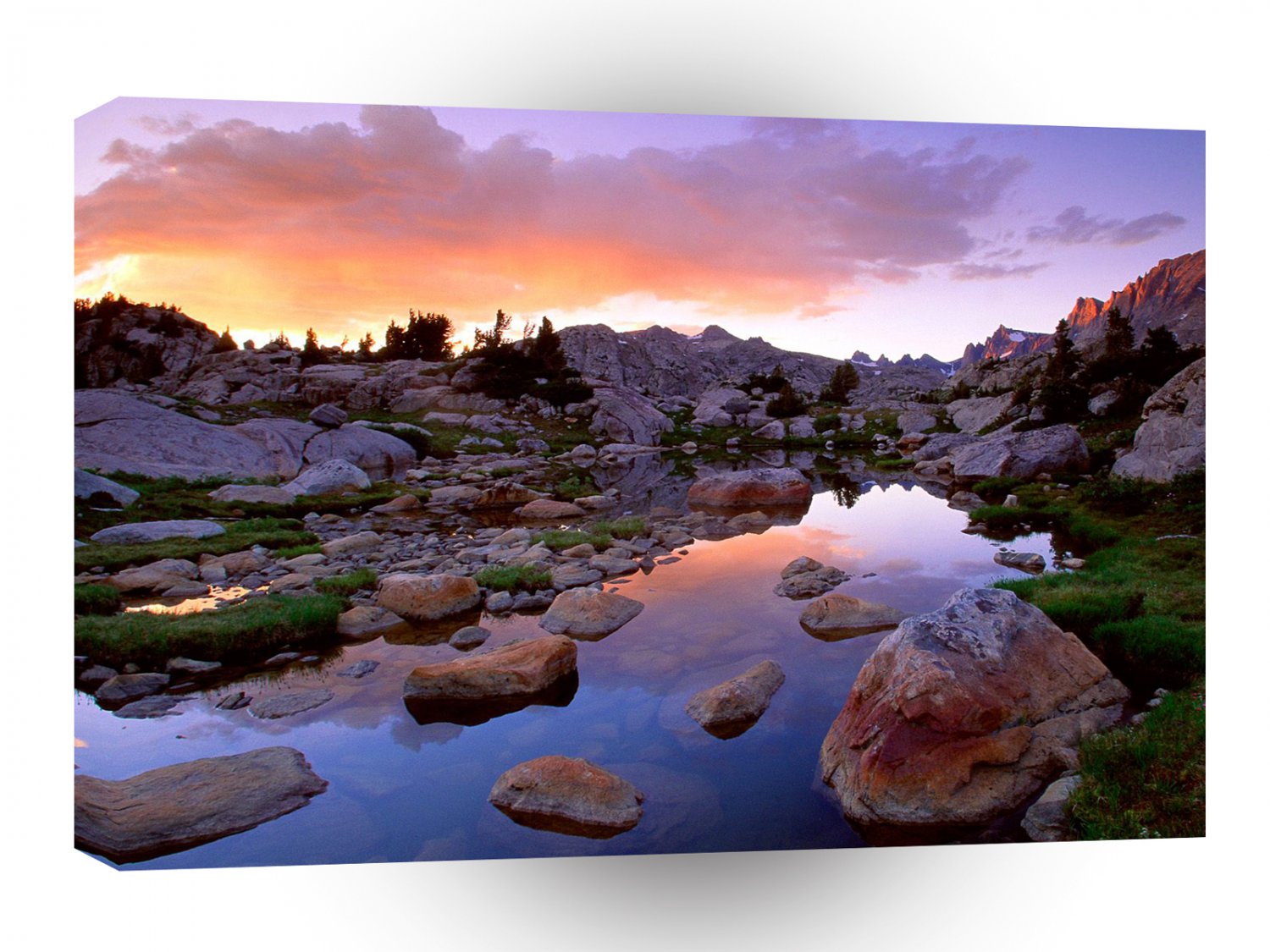 River Wind Range Wyoming A1 XLarge Canvas