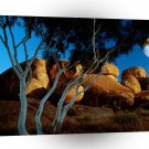 Rocks Land By The Light Moon A1 XLarge Canvas