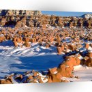 Rocks Snowcovered Goblin Valley Utah A1 XLarge Canvas