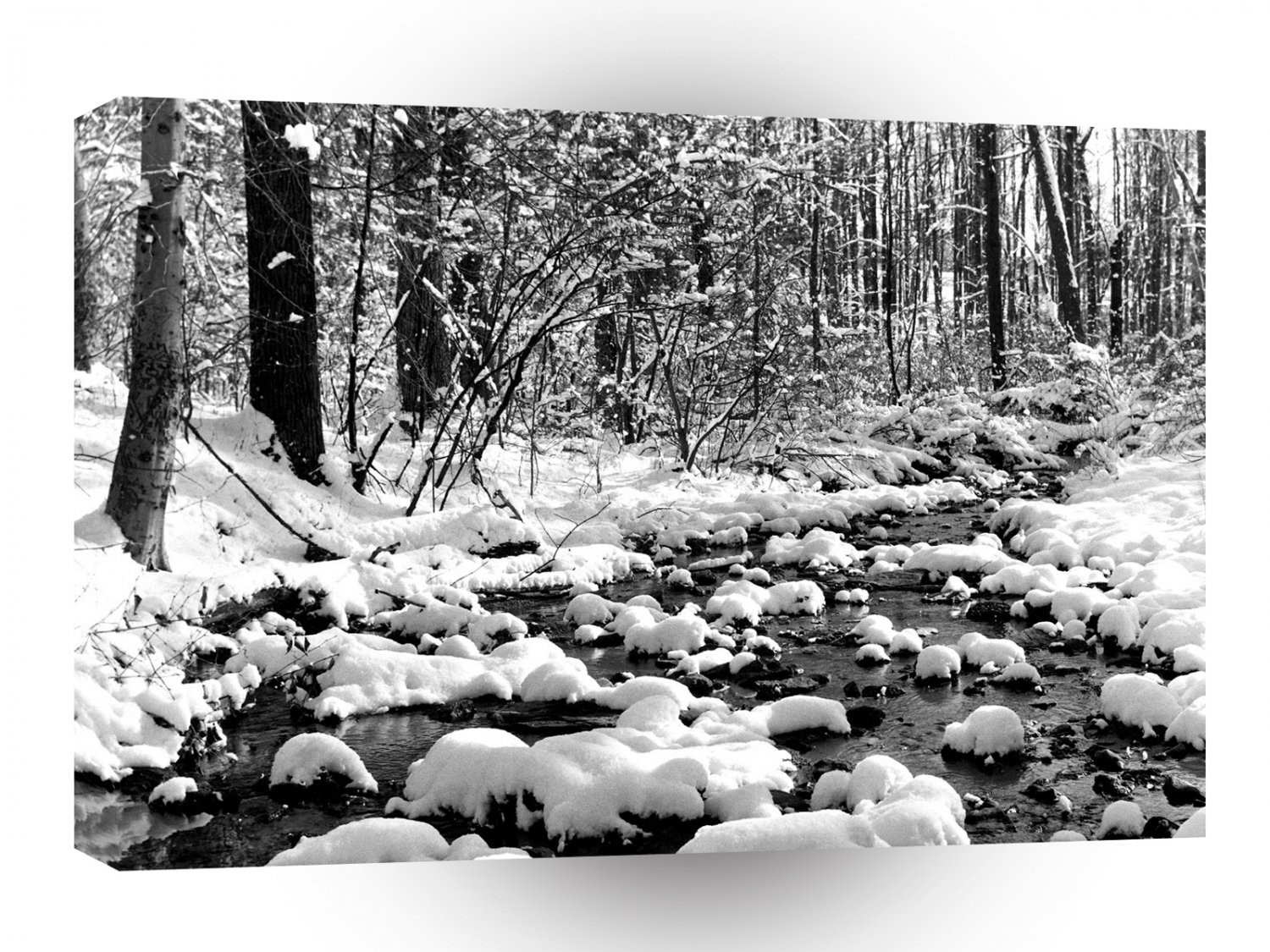 Scene Icy Cold River Ontario A1 XLarge Canvas