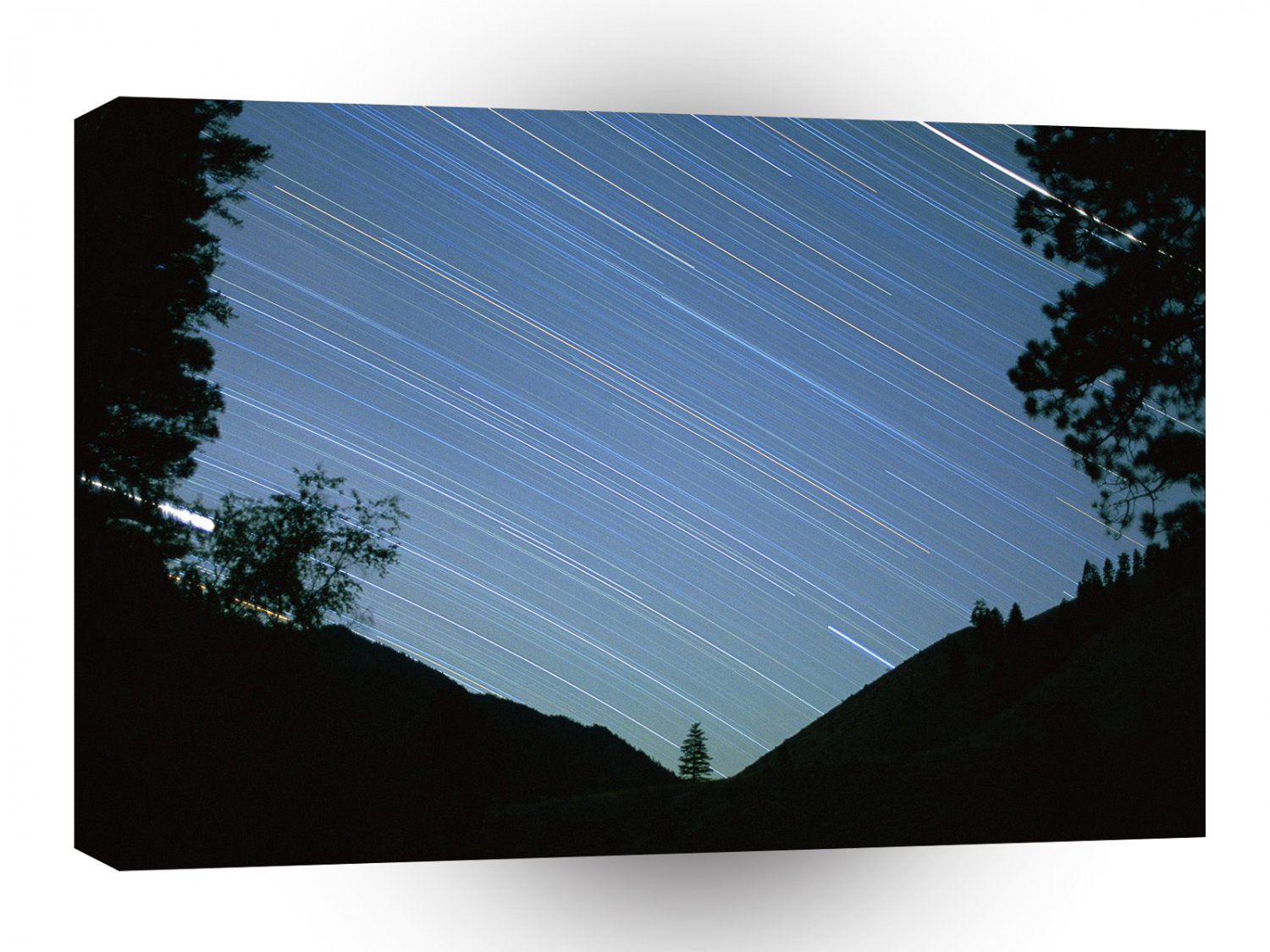 Scene Shooting Night Sky Alaska A1 XLarge Canvas