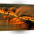 Sea Golden Wave Sunset Puerto Escondido A1 XLarge Canvas