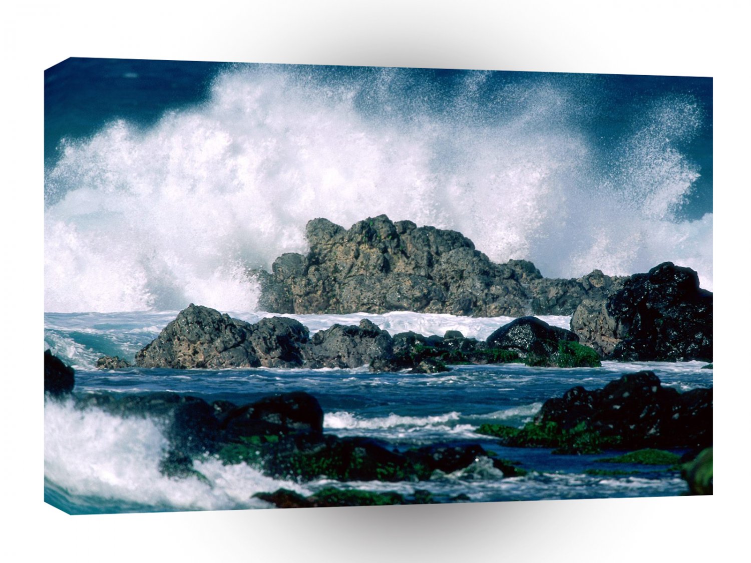 Sea Immovable Object Irresistible Force A1 XLarge Canvas