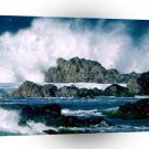 Sea Immovable Object Irresistible Force A1 XLarge Canvas