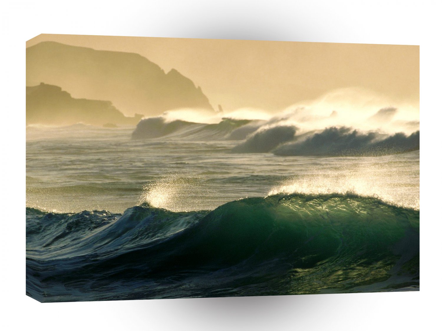 Sea Roll Tide A1 XLarge Canvas