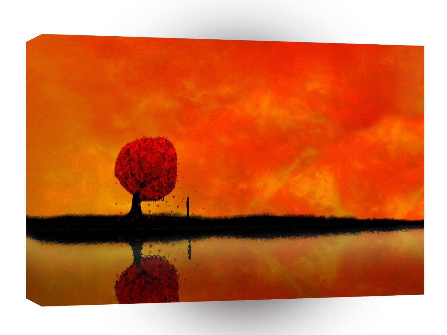 Sky Autumn Reflection A1 XLarge Canvas