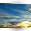 Sky Blue Cast Clouds A1 XLarge Canvas
