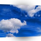 Sky Blue Magma A1 XLarge Canvas