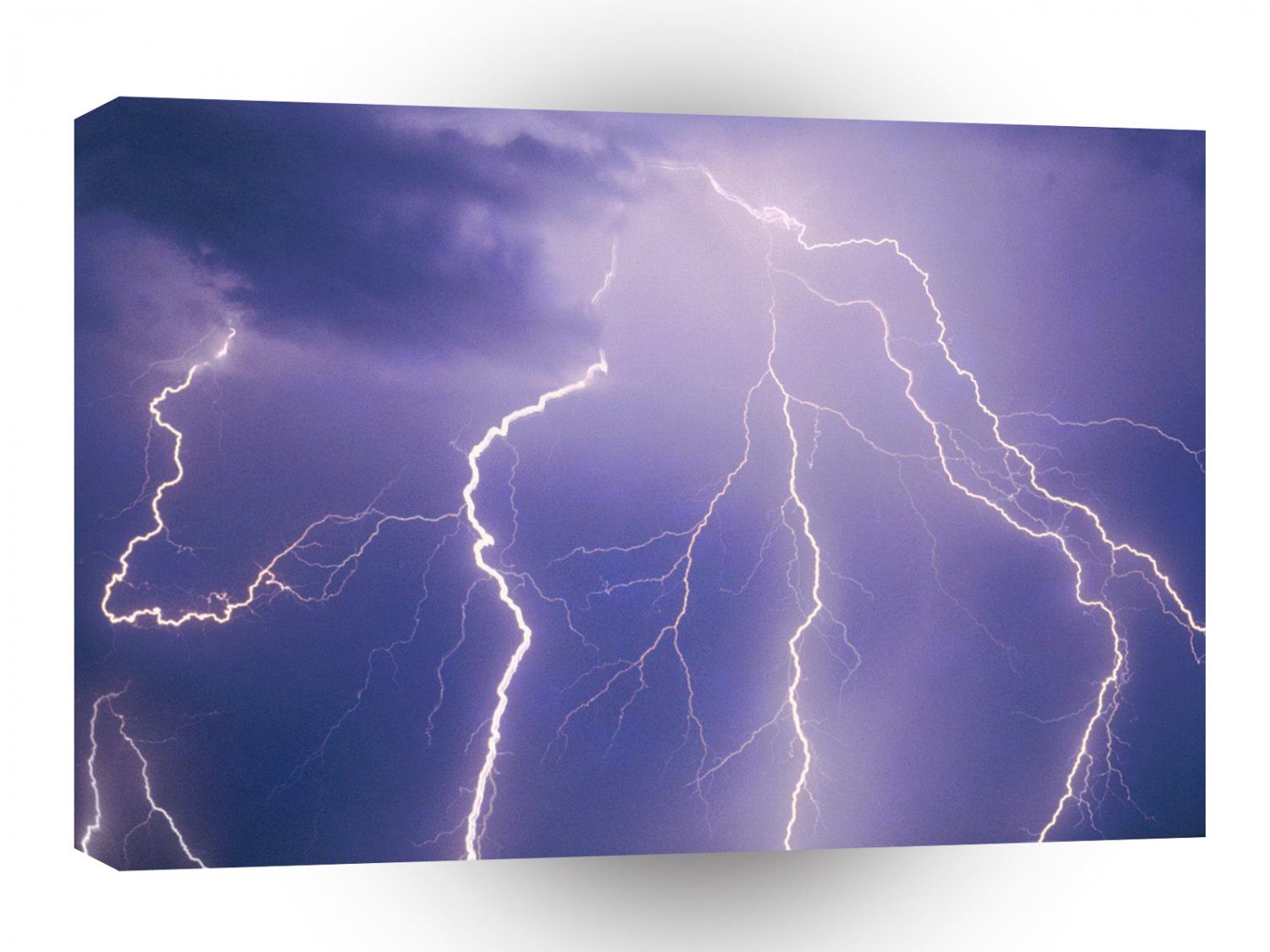 Sky Chain Lightning A1 XLarge Canvas