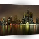 Sky Cloudy City Night A1 XLarge Canvas
