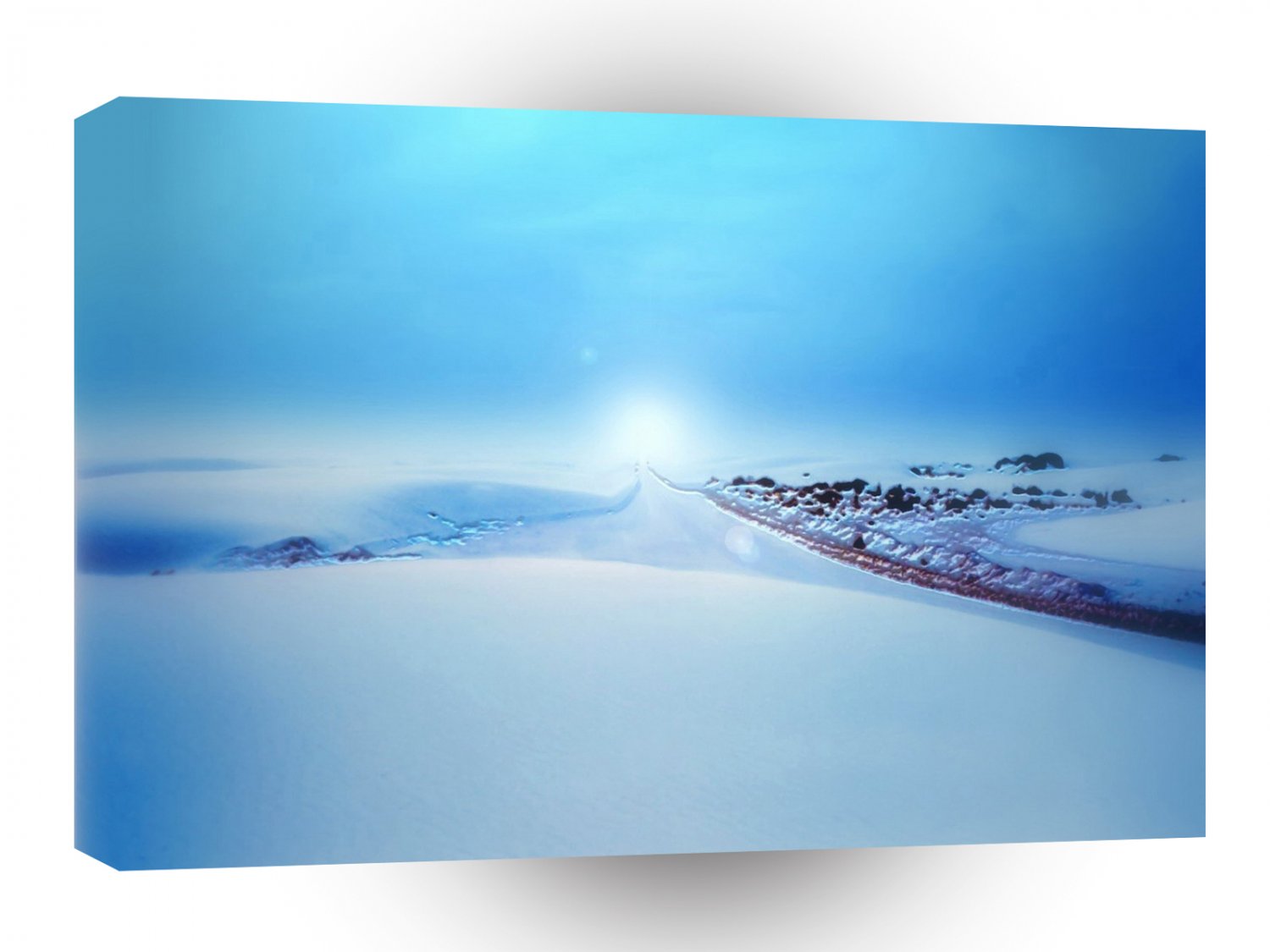Sky Coolest Blue Light A1 XLarge Canvas