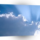 Sky Crystal Rays A1 XLarge Canvas