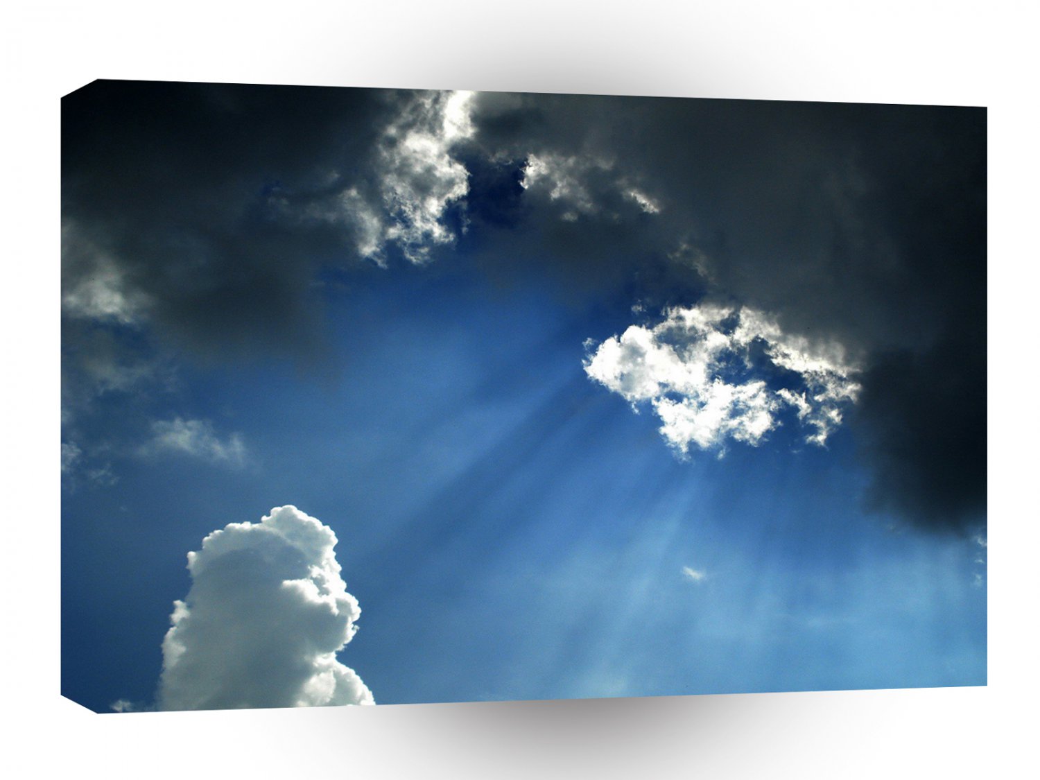 Sky Dark Glow Clouds A1 XLarge Canvas