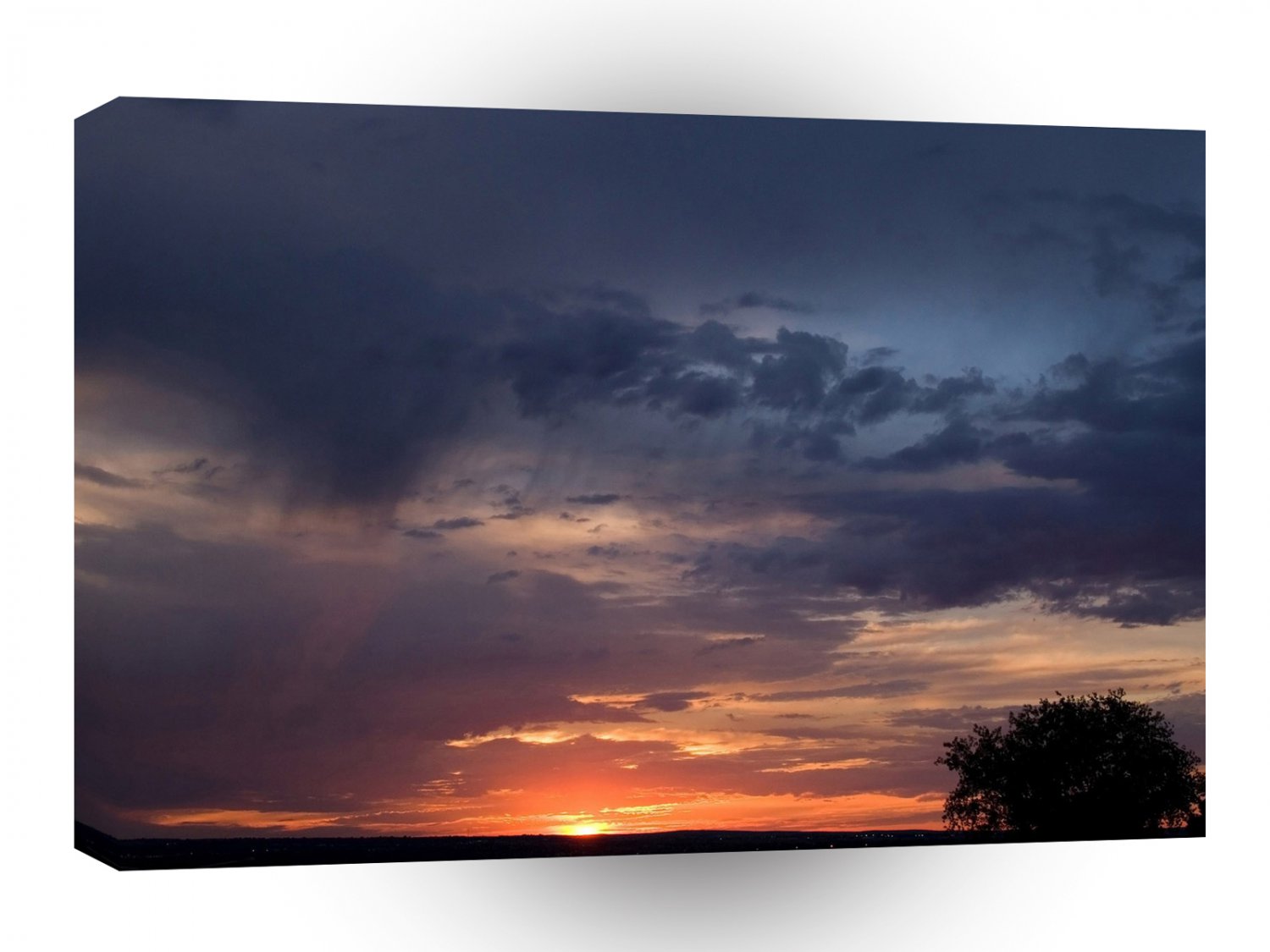Sky Dark Land Night A1 XLarge Canvas