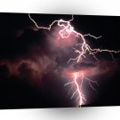 Sky Electric Evening Lightning A1 XLarge Canvas