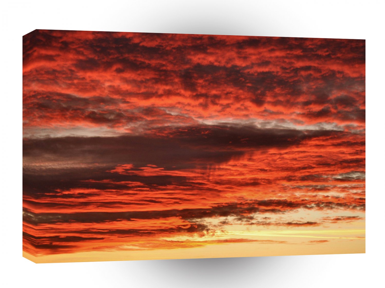 Sky Fire At Night A1 XLarge Canvas