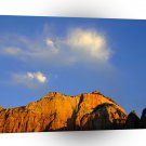 Sky Gold Glow Mountain A1 XLarge Canvas