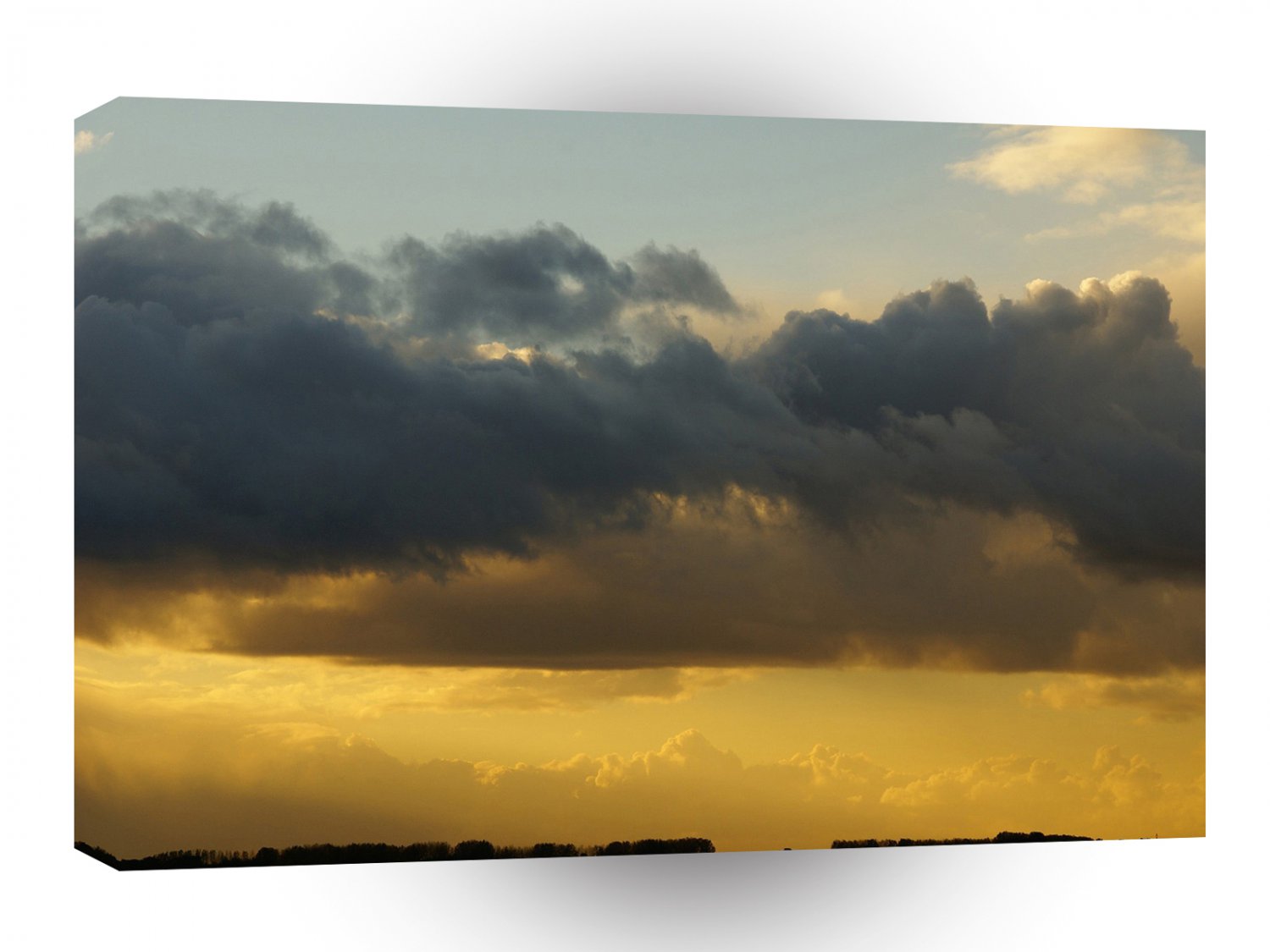 Sky Golden Glow A1 XLarge Canvas