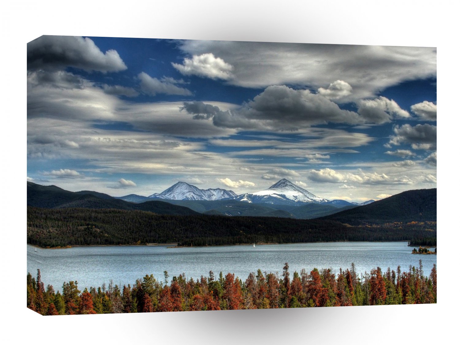 Sky Lake View A1 XLarge Canvas