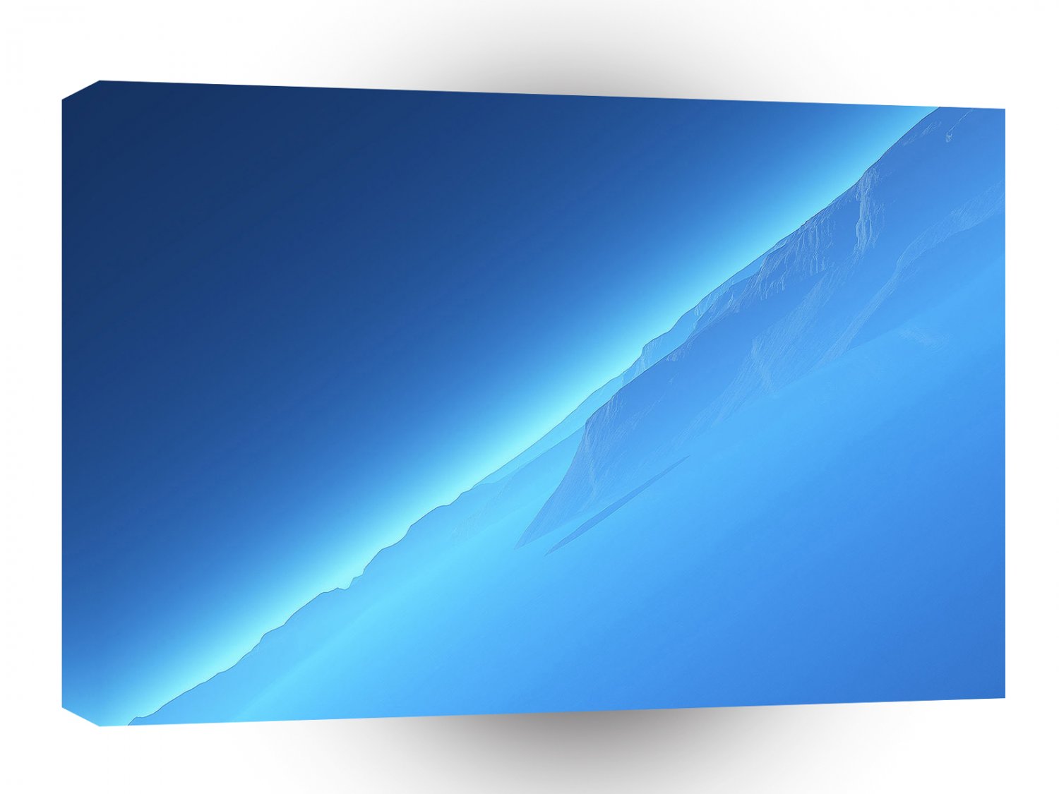 Sky Misty Ice Blue A1 XLarge Canvas