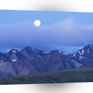 Sky Moonrise Over Alaskan Range A1 XLarge Canvas