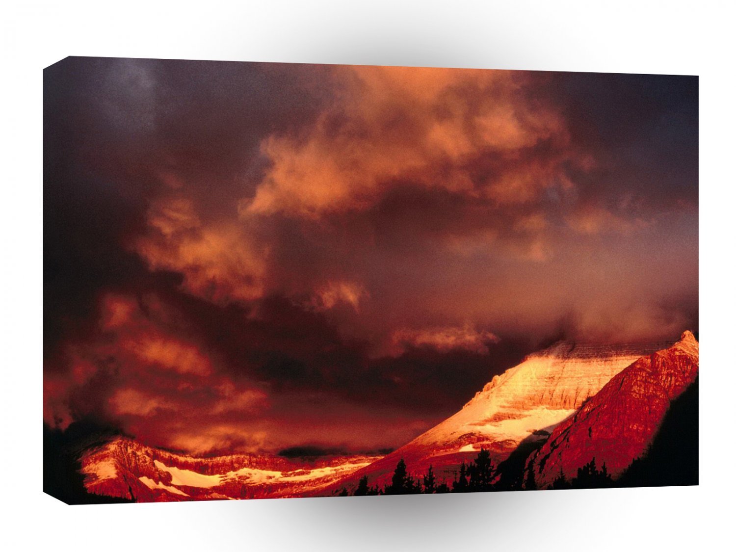 Sky Mount Wilber Glows A1 XLarge Canvas
