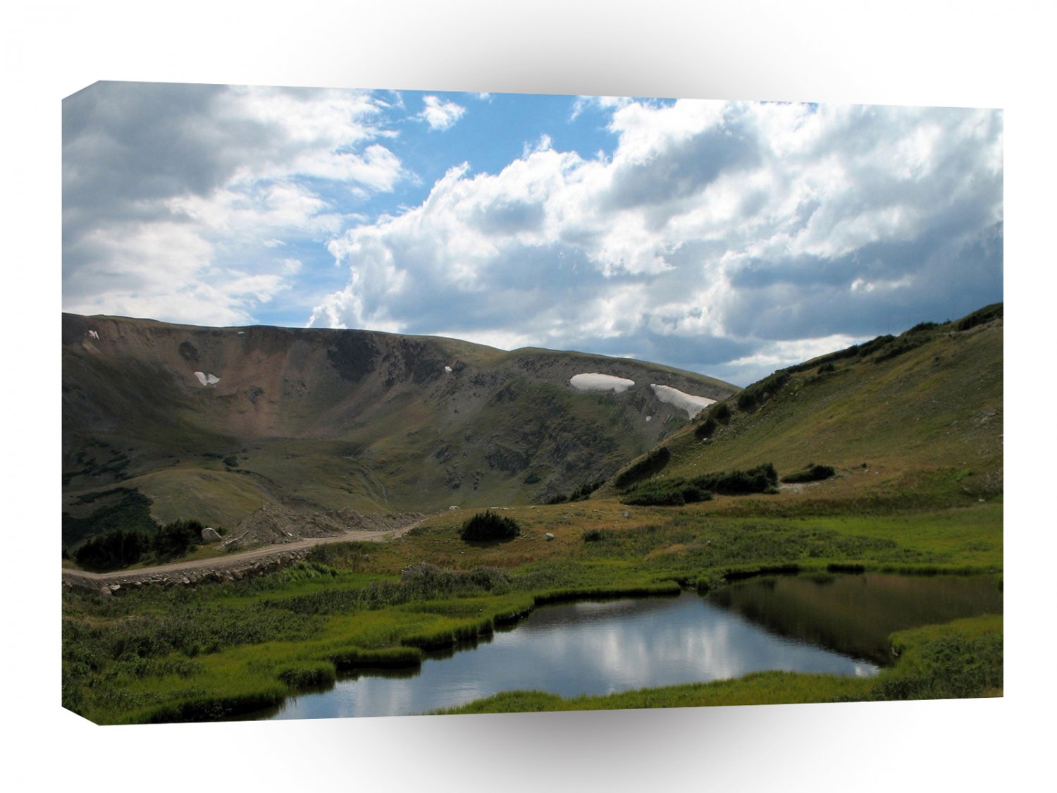 Sky Mountains Reflect A1 XLarge Canvas