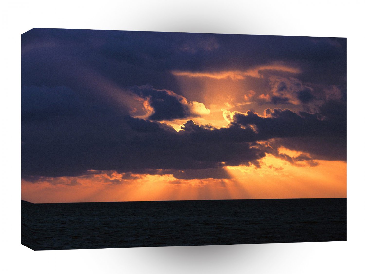 Sky Pacific Godbeams A1 XLarge Canvas