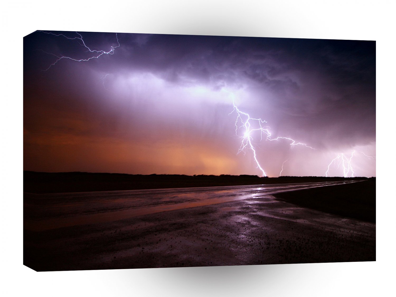 Sky Puple Storm A1 XLarge Canvas
