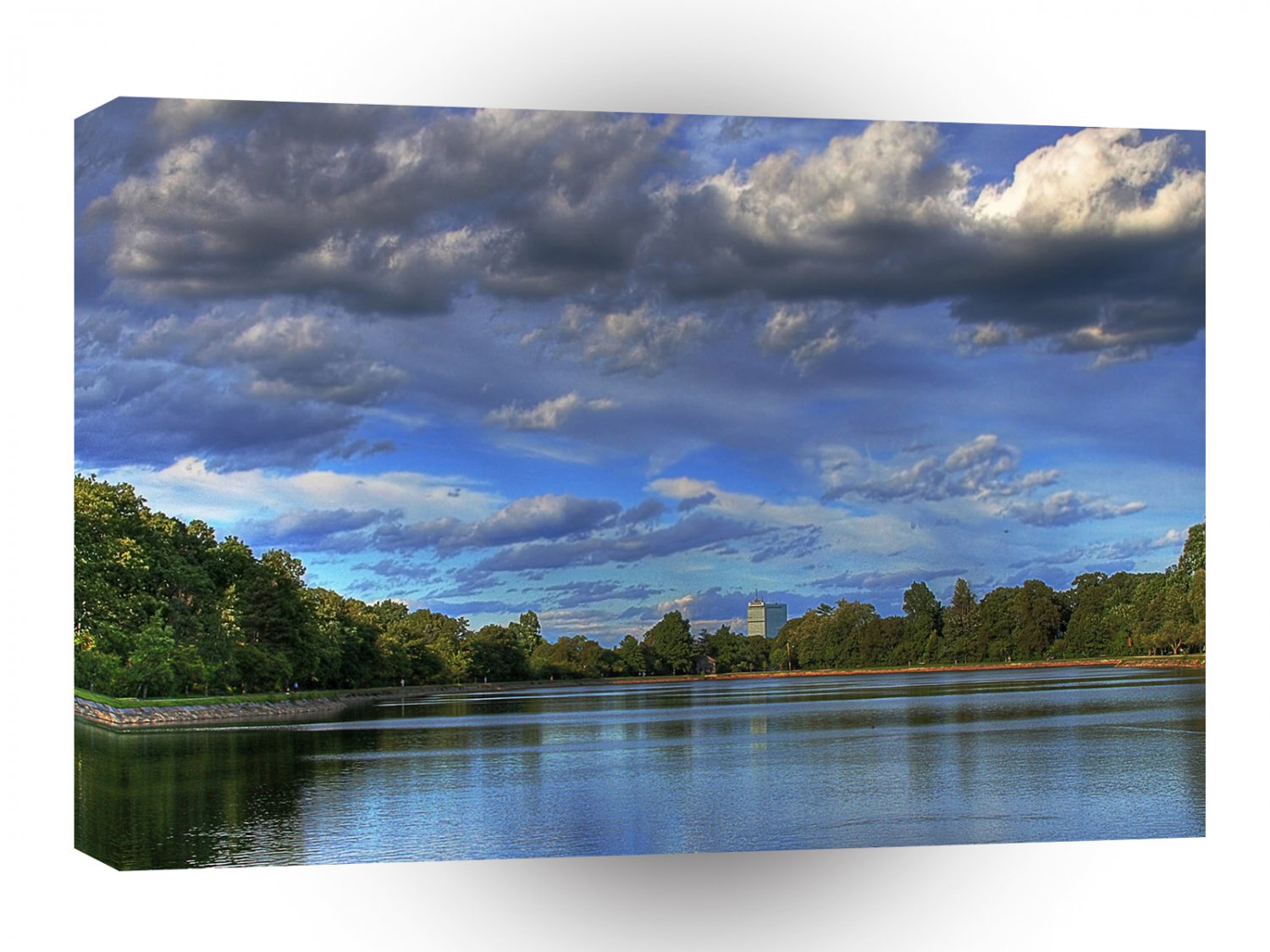 Sky River City A1 XLarge Canvas