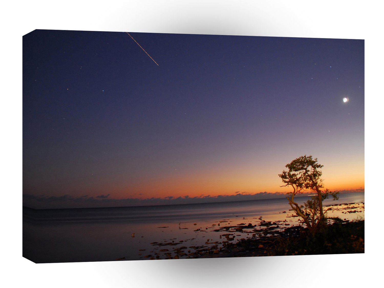 Sky Shooting Afterglow A1 XLarge Canvas