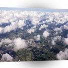 Sky Steamy Clouds City A1 XLarge Canvas